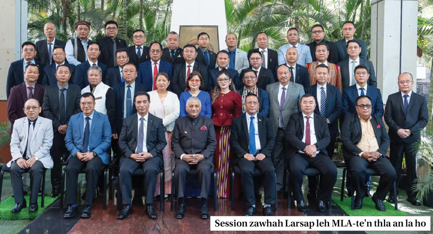 Assembly Budget Session ṭan a ni; Sorkarin intodelh a tum - Larsap