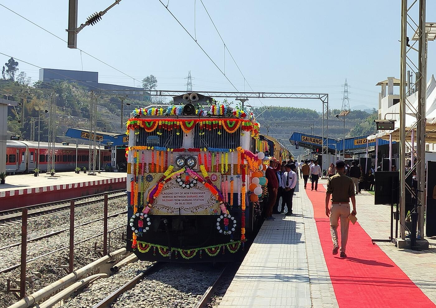 Sairang leh Silchar inkara tlân tur rêl Union Railways Minister-in a vailiam