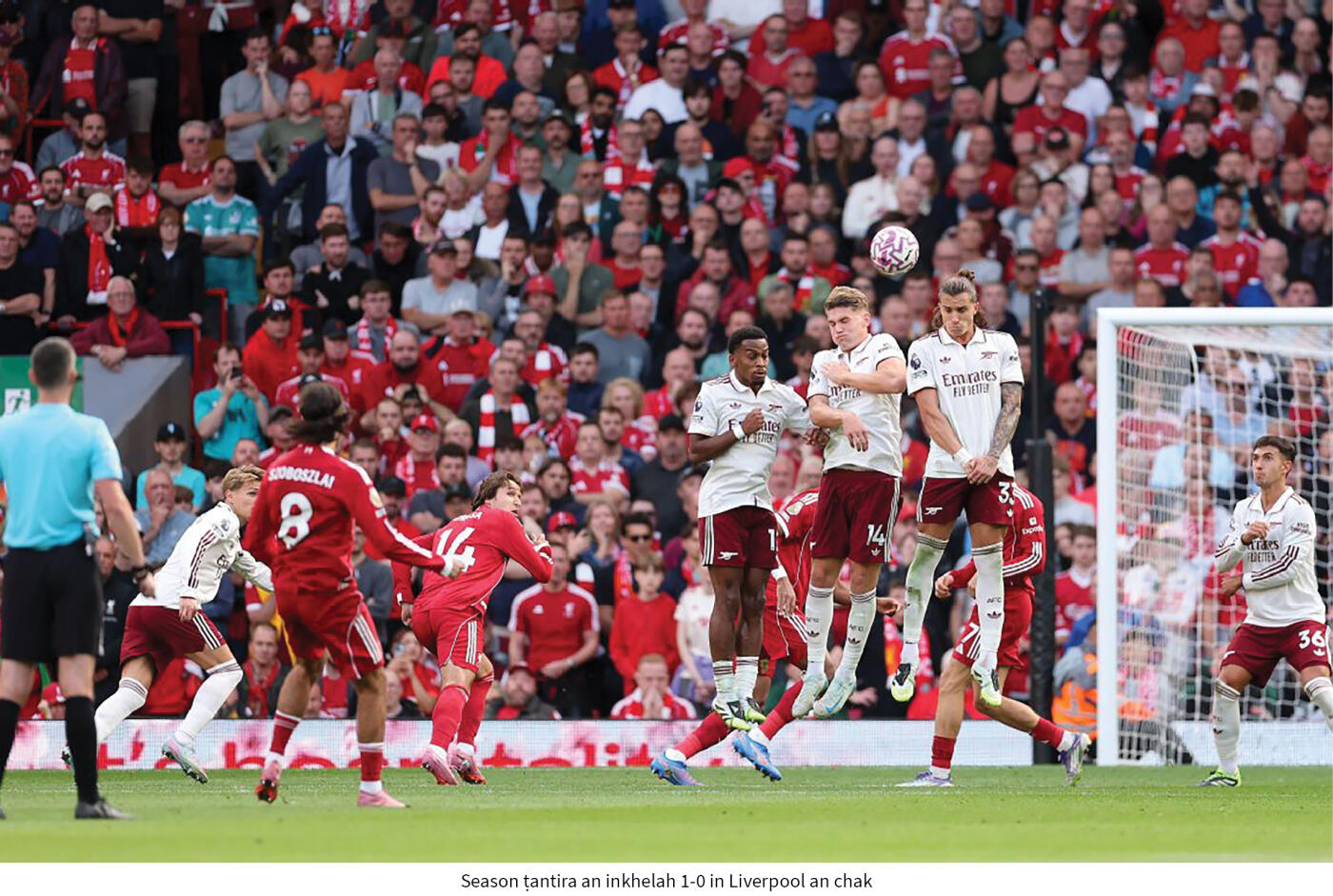 Arsenal khelmuala leng tur Liverpool