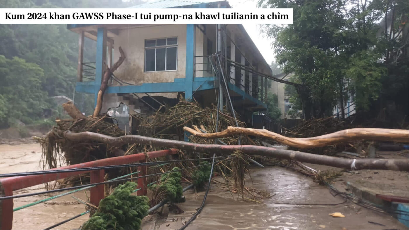 GAWSS Phase-I khawl sawn dawn; Thla 6 tal tui pump theih a ni dawn lo
