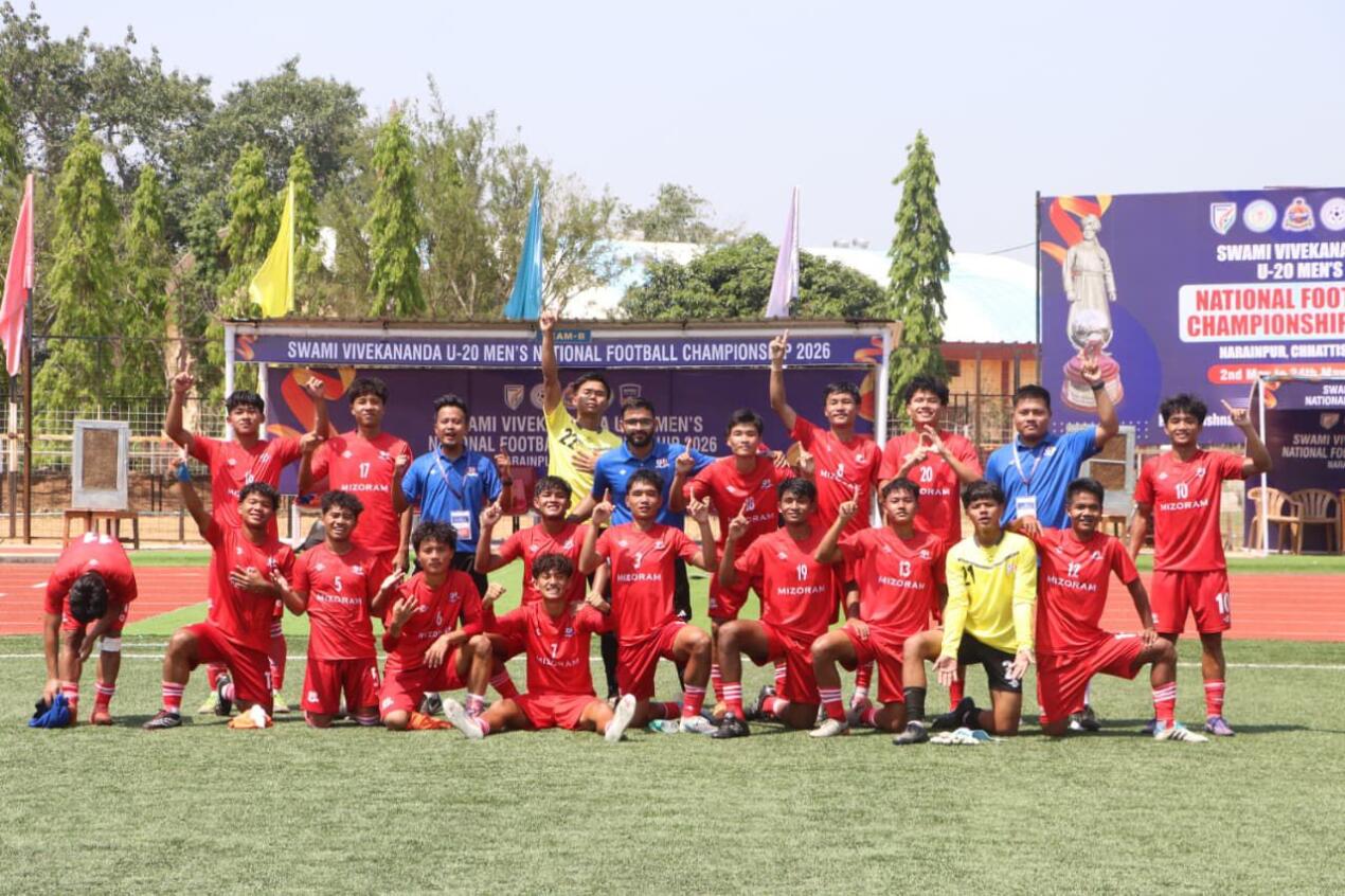 Tlai dar 3:45-ah U20 Men's NFC final Mizoram vs Kerala