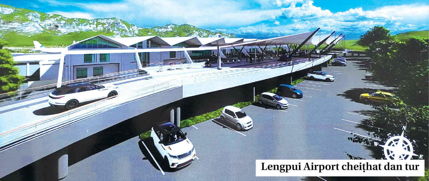 Airport chei zawh hun pawhsei a ni; DoNER-in sum senso tur a pe kim tawh