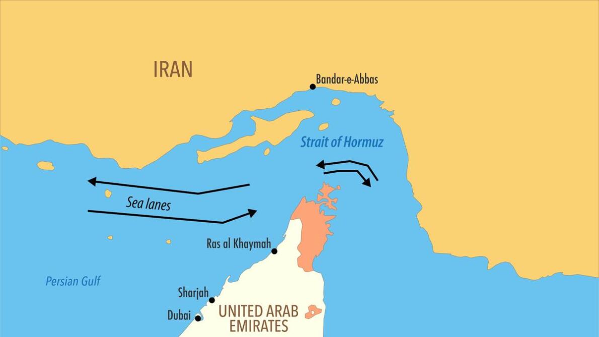Iran-in Strait of Hormuz paltlang a phalsak zingah India tel