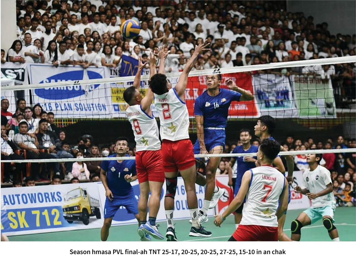 Pro Volleyball kan nghak chhuak ta; Thutak Nunpuitu Team vs Hunthar