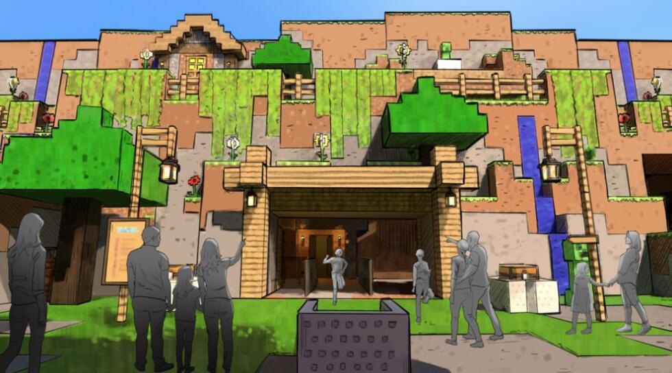 'Minecraft' Theme Park siam dawn