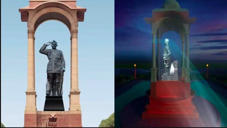 India Gate-ah Chandra Bose lim dah dawn