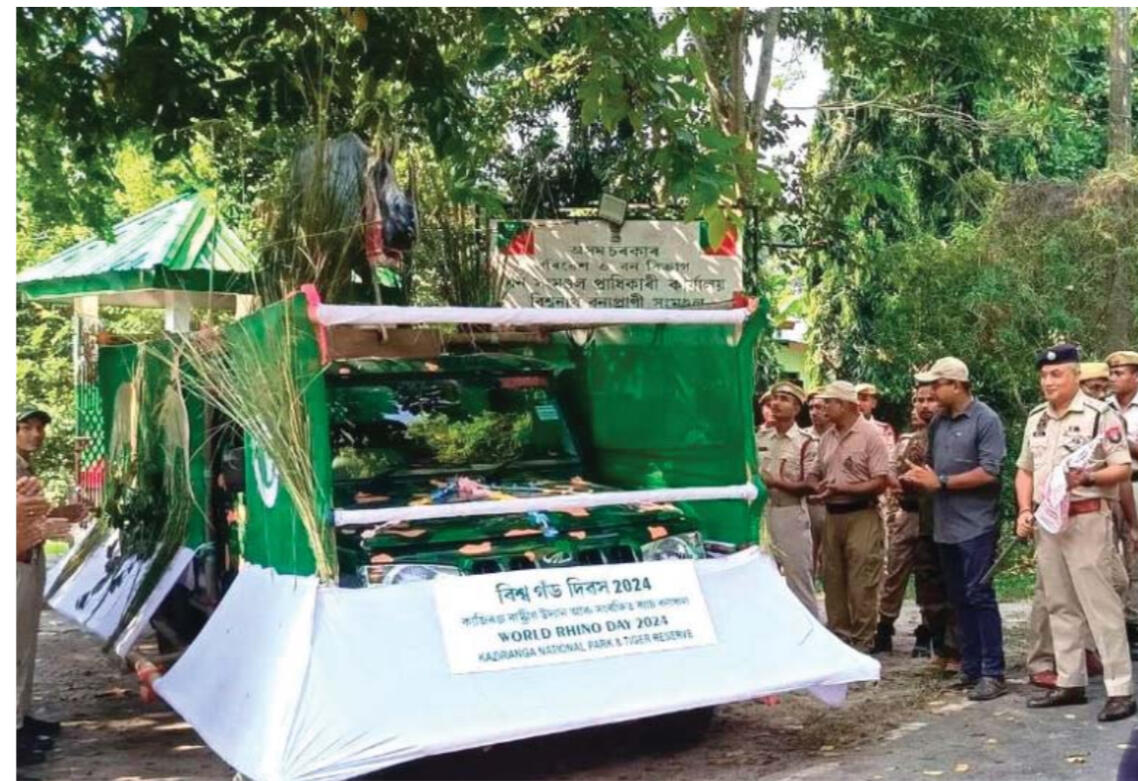 Assam: Kaziranga-ah World Rhino Day puang