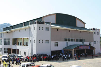 R Dengthuama Indoor Stadium hawng CM-in nun uluk turin thalaite a chah