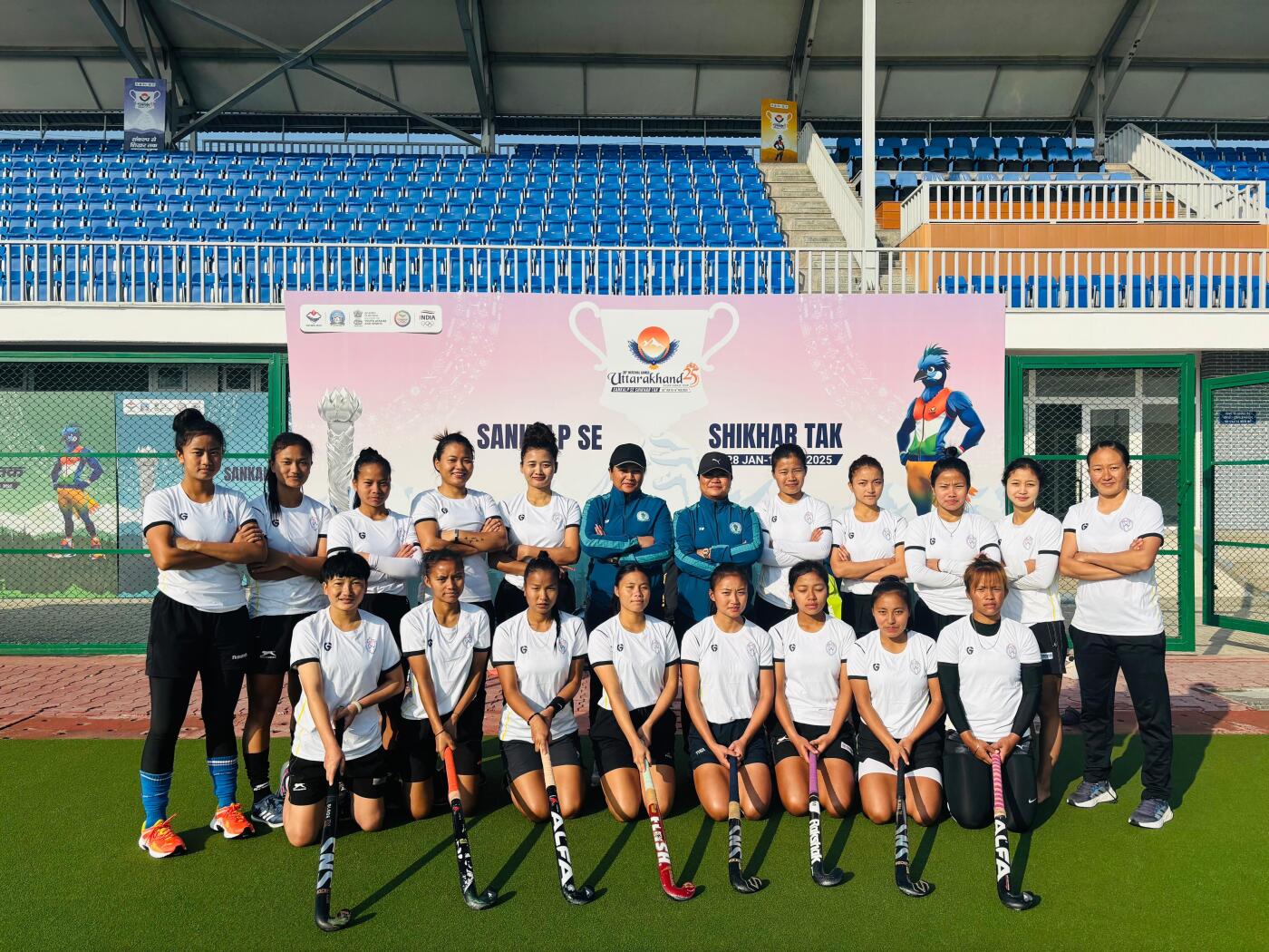 National Games 2025 : Mizoram hockey team hmaah Manipur