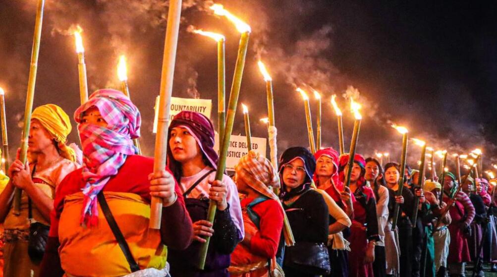 Manipur : Imphal-ah mipui leh security force inkarah buaina chhuak