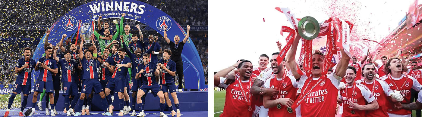 Zanin dar 9:30-ah Champions League final; French champion 'PSG' vs English champion 'Arsenal'