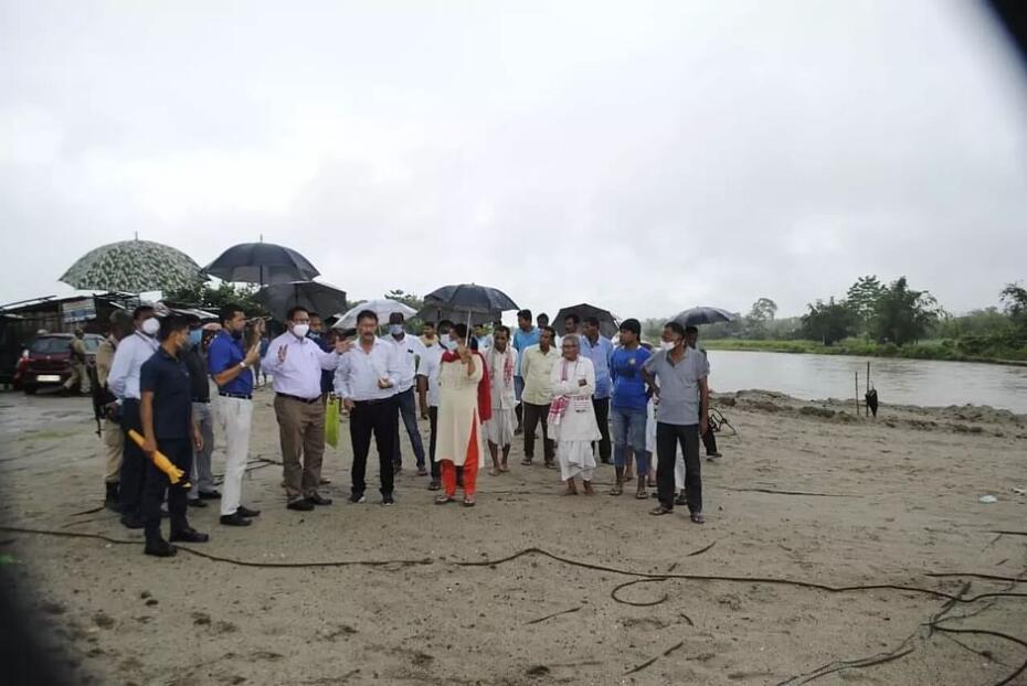 Central team-in Assam tuilianin chhiatna a thlen dan enfiah