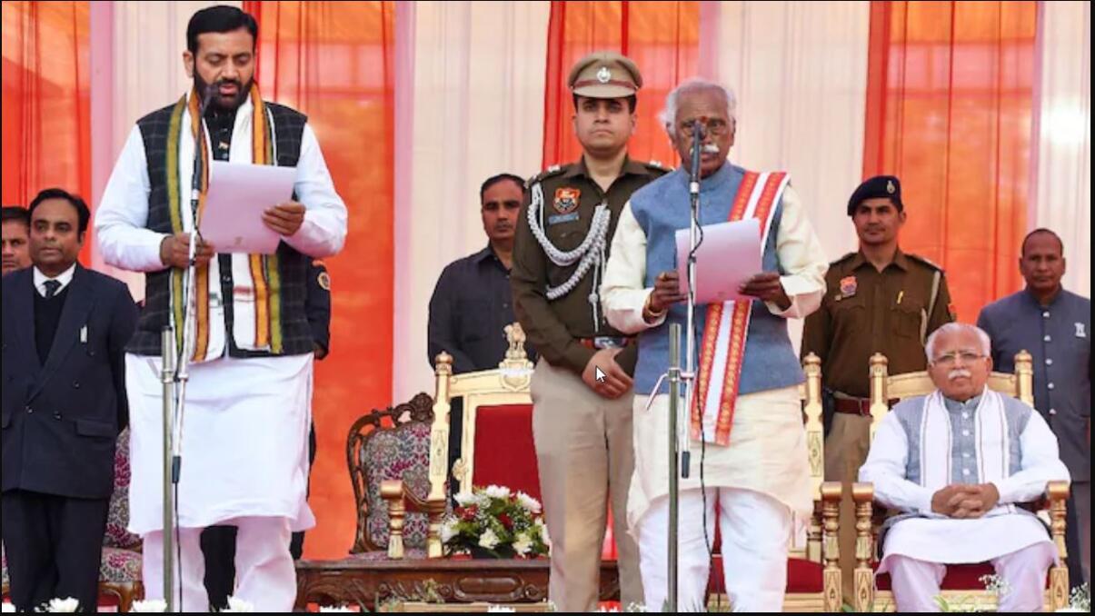 Haryana CM thar atan Nayab Singh Saini lak luh a ni