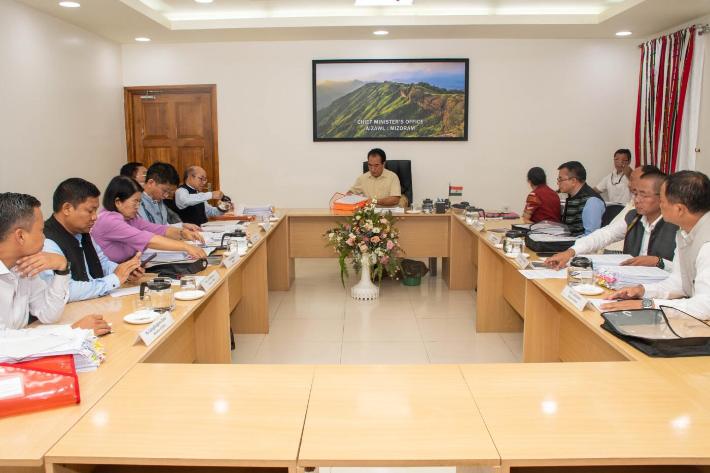 Mizoram Council of Minister-in aikal tihtawp vekna tur a pawm