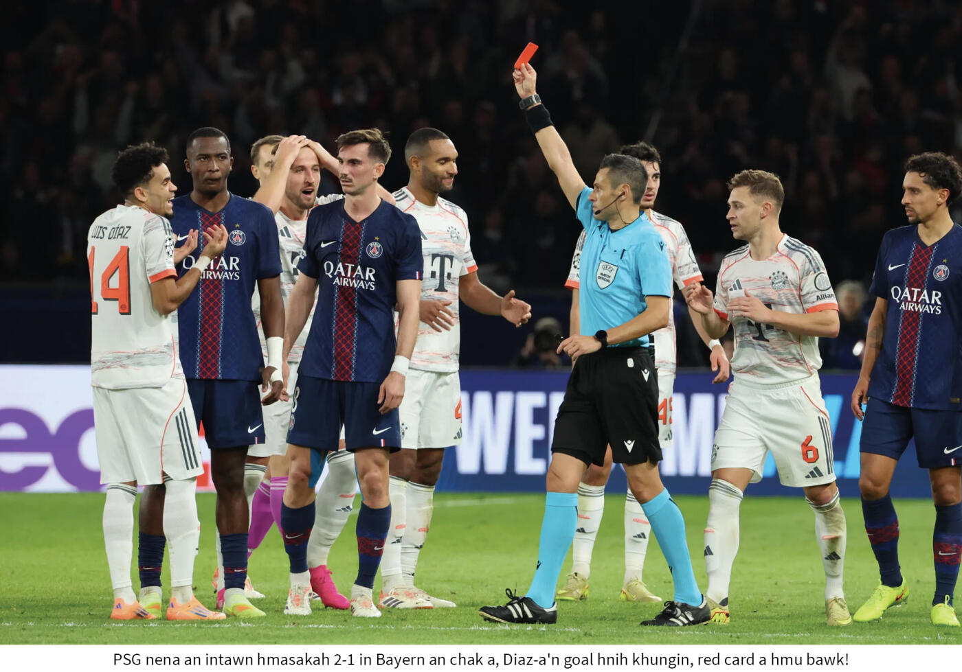 PSG vs Bayern Munich Puanzar hawng ru; ennawm ropui a awm dawn e!