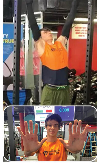 Australia miin dementia neite pualin pull up vawi 8,008; World Record a siam