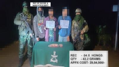 Excise-in heroin leh meth an man