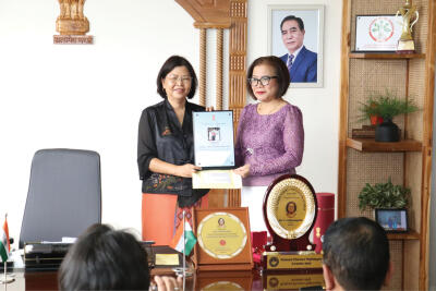 Nurse chawimawina sang dawngtu hnenah Mizoram sorkarin chawimawina a hlan