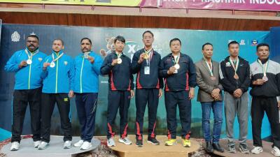 Mizoram Police-ten goal medal la