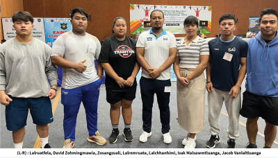 National Weightlifting C'ship : Mizoram aiawhte youth inelnaah an che ṭha