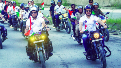 Itanagar-a 'Har Ghar Tiranga' rally nei