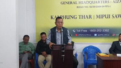 Mipui sorkar leh kalphung thar ṭha zawkin ram siam kan tum  - ZPM President