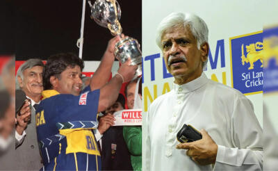 Sri Lanka-in cricket captain hlui Arjuna Ranatunga  man dawn
