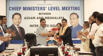 Assam leh Meghalaya-in ramri hmun 5-ah border pillar dah remti