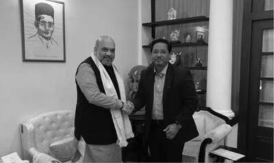 Meghalaya : CM-in Union Home Minister hmu