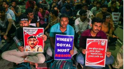 Kolkata Police HQs kawtah junior  doctor-ten nawrh chhunzawm