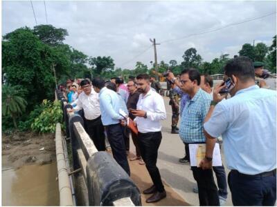 Central team-in Tripura-a chhiatna thlenna hmun endik
