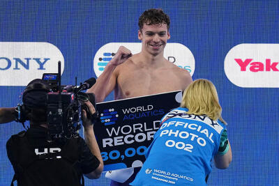 World record siamtu Marchand