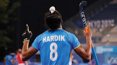 Hardik Singh-a goal in sawi a hlawh