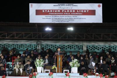 Chhangphut Field-ah zanah a inkhelh theih ta; Infiammite tan cheng vbc 2.5 ruahman - Chief Minister