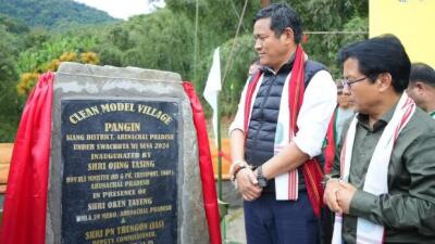 Arunachal Pradesh: Minister-in 'clean model village' hawng