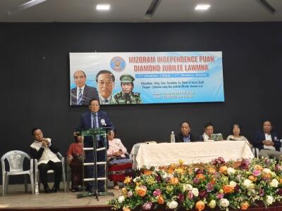 Ex-MNA-in Mizoram independent puan diamond jubilee an lawm