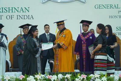 VP hoin MZU Convocation hman a ni; MZU-in mi 6,385 hnenah degree a hlan