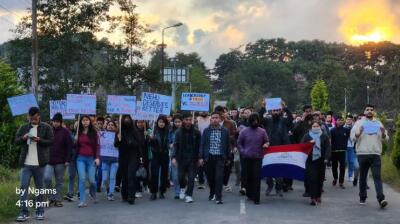 Meghalaya :  Education team-in NEHU endikna zo