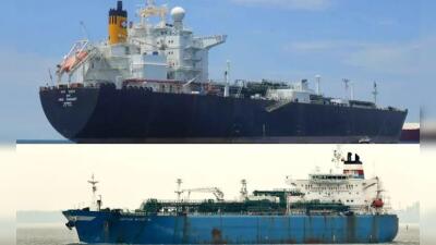 Gulf of Oman aṭangin India LPG tanker indo lawngin  escort