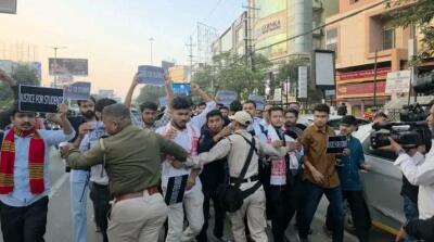 Assam : TUUF-in Tezpur University shutdown tum