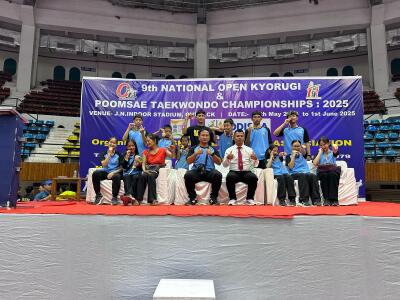 Mizoram taekwondo team hlawhtling