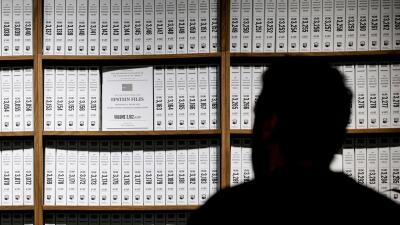 New York-a exhibition-ah Jeffrey Epstein file pho lang