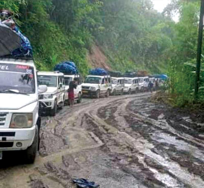 Lunglei thlang lam maxicab tlân ṭan; Leimin vangin an tlân tluang thei rih lo