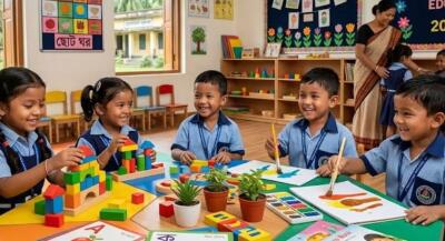 Tripura :  Sikul 450-ah pre-primary unit hawng dawn