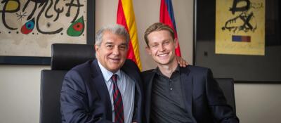 Barca tan Frenkie de Jong a rinawm