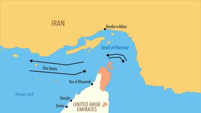 Iran-in Strait of Hormuz paltlang a phalsak zingah India tel
