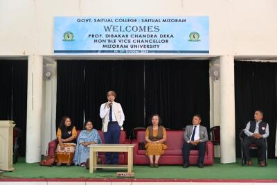 MZU Vice Chancellor-in Saitual College a tlawh
