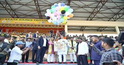 Tripura : CM-in Tripura State Games hawng