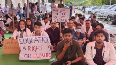 Manipur : JNIMS resident doctor-ten emergency service boycott