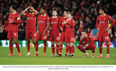 Paris khawpuiah hliampui tuar Liverpool!